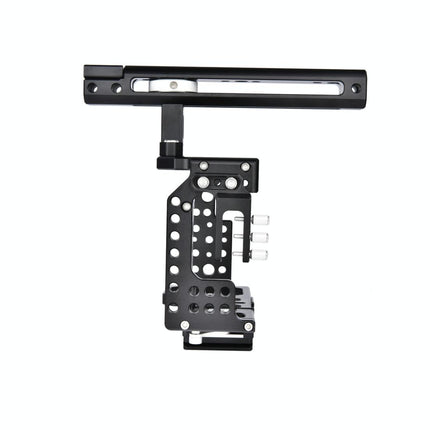 Handle Video Camera Cage Stabilizer For Sony A7K / A72 / A73 / A7S2 / A7R3 / A7R2 / A7X Black