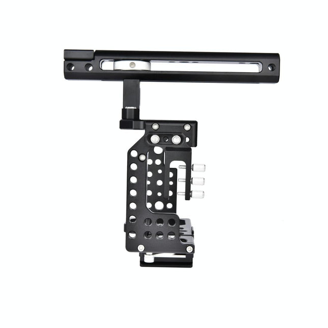 Handle Video Camera Cage Stabilizer For Sony A7K / A72 / A73 / A7S2 / A7R3 / A7R2 / A7X Black