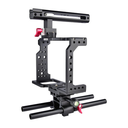 Video Camera Cage Stabilizer - Black Handle