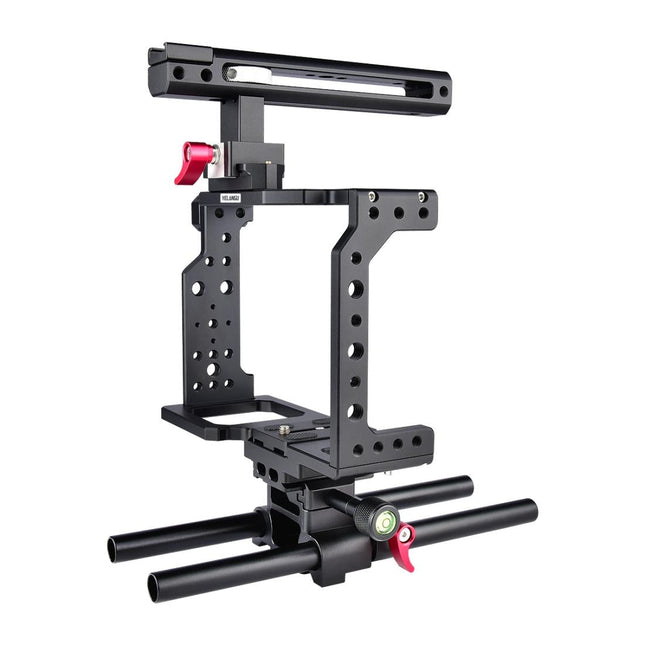 Video Camera Cage Stabilizer - Black Handle