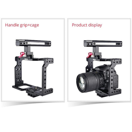 Video Camera Cage Stabilizer - Black Handle