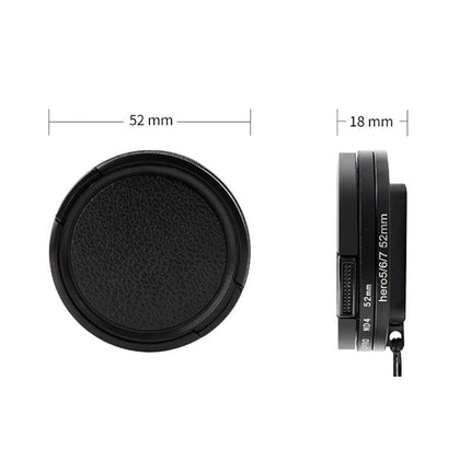 52Mm Professional Filter Set For Gopro Hero 7 / 6 / 5 With Adapter And Lens Cap