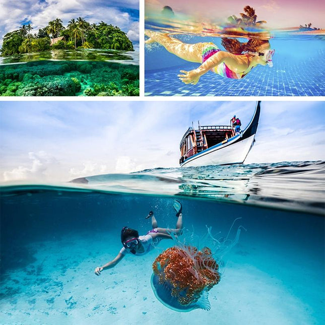 Underwater Dome Port For Dji Camera With Floating Grip