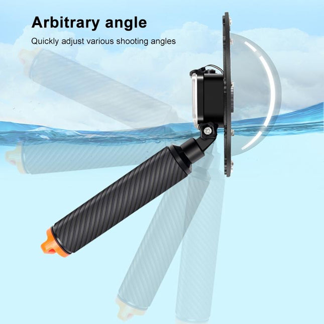 Underwater Dome Port For Dji Camera With Floating Grip