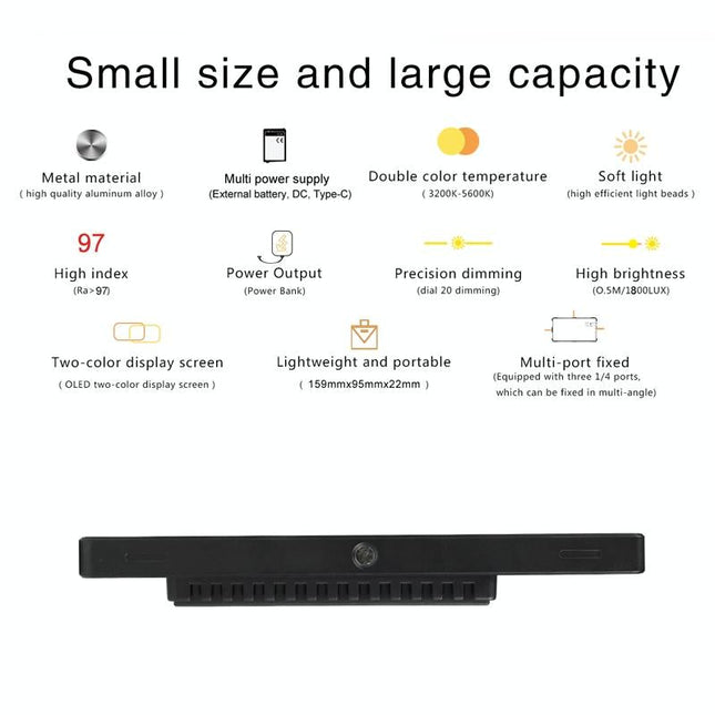 Professional Vlogging Studio Light For Canon / Nikon Dslr Cameras - 228 Leds