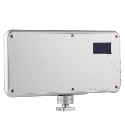 Pocket Led Studio Light For Vlogging & Photography - 180 Leds Oled Display Cold Shoe Mount - Canon / Nikon Dslr