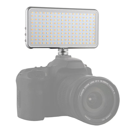 Pocket Led Studio Light For Vlogging & Photography - 180 Leds Oled Display Cold Shoe Mount - Canon / Nikon Dslr