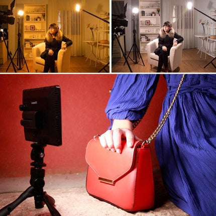 Professional Vlogging Studio Light With Oled Display For Canon / Nikon Dslr