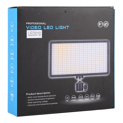 Professional Led Studio Light For Vlogging & Photography - 416 Leds 3600Lm