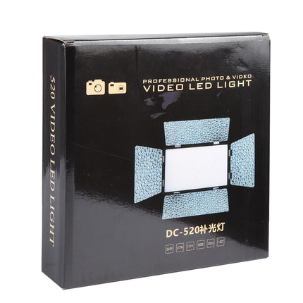 Professional Led Studio Light For Vlogging & Photography - 520 Leds 4100Lm - Canon / Nikon Dslr Compatible