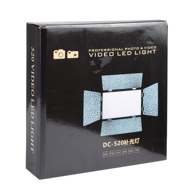 Professional Led Studio Light For Vlogging & Photography - 520 Leds 4100Lm - Canon / Nikon Dslr Compatible