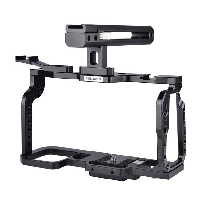 Video Camera Cage Stabilizer For Dji Bmpcc 4K - Black Handle