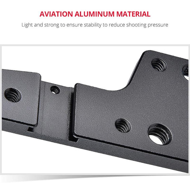 Video Camera Cage Stabilizer For Dji Bmpcc 4K - Black Handle