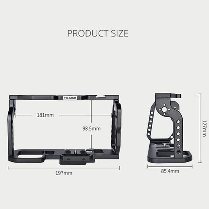 Video Camera Cage Stabilizer For Dji Bmpcc 4K - Black C9