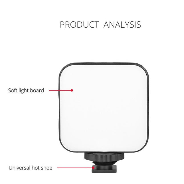 49 Led Video Light For Camera / Camcorder - Black