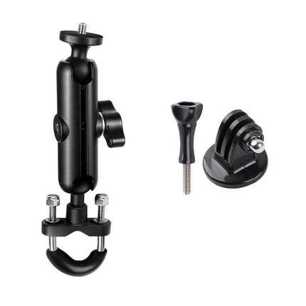 Motorcycle Handlebar Mount For Gopro With Tripod Adapter - 9Cm Rod And Screw