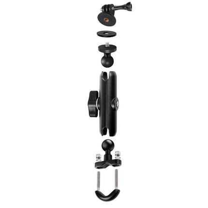 Motorcycle Handlebar Mount For Gopro With Tripod Adapter - 9Cm Rod And Screw