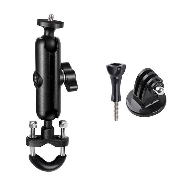 Motorcycle Handlebar Mount For Gopro With Tripod Adapter - 9Cm Rod And Screw