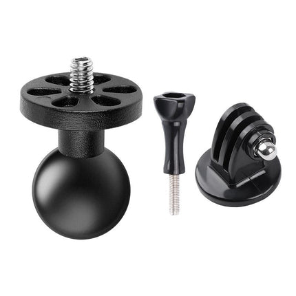 25Mm Ball Head Motorcycle Mount For Gopro With Tripod Adapter
