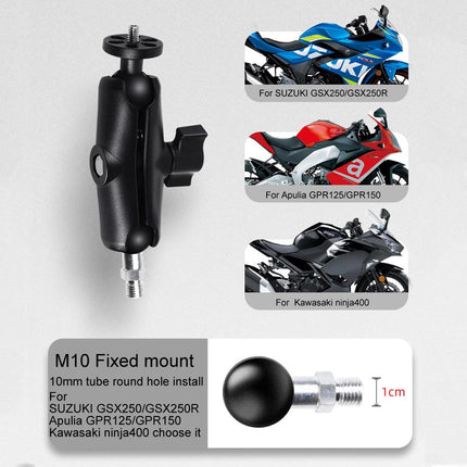 25Mm Ball Head Motorcycle Mount For Gopro With Tripod Adapter