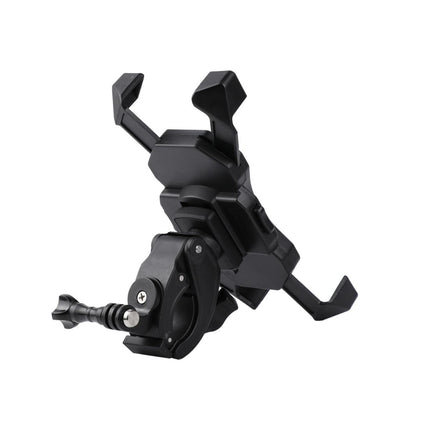 Bicycle Gps Navigation Mount For Handlebars - Compatible With 4.0-6.5 Phones And Gopro