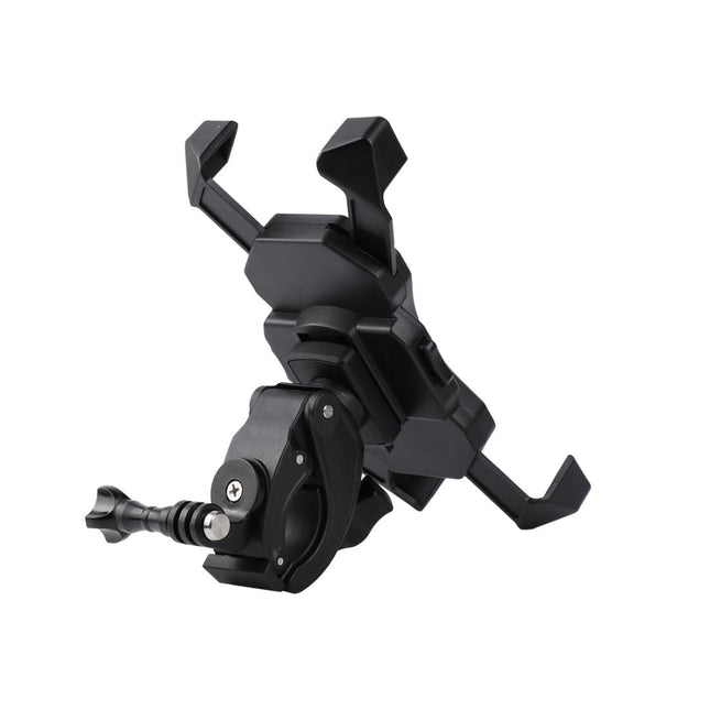 Bicycle Gps Navigation Mount For Handlebars - Compatible With 4.0-6.5 Phones And Gopro