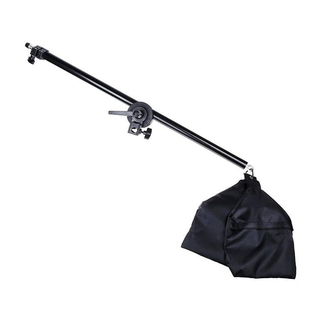Single Light Softbox Set With Tripod And Arm Jib For Studio Flash
