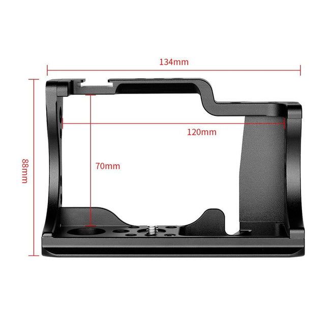 Video Camera Cage Stabilizer For Canon Eos M50 - Black