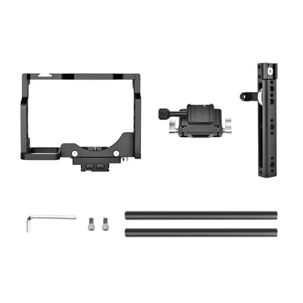 Video Camera Cage Stabilizer With Handle And Rail Rod For Nikon Z6 / Z7