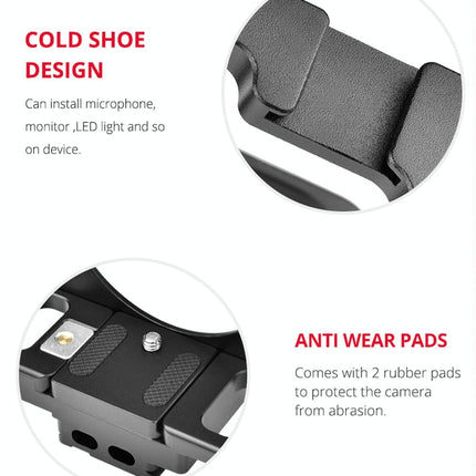 Video Camera Cage Stabilizer For Nikon Z6 / Z7 - Black