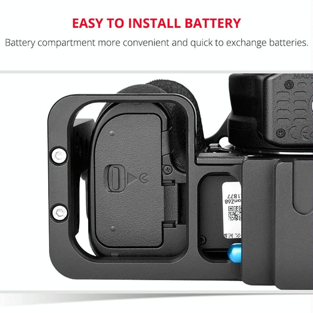 Video Camera Cage Stabilizer For Nikon Z6 / Z7 - Black