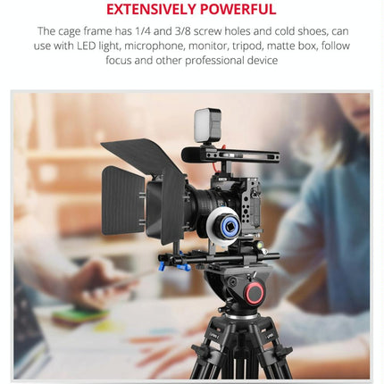 Video Camera Cage Stabilizer For Nikon Z6 / Z7 - Black