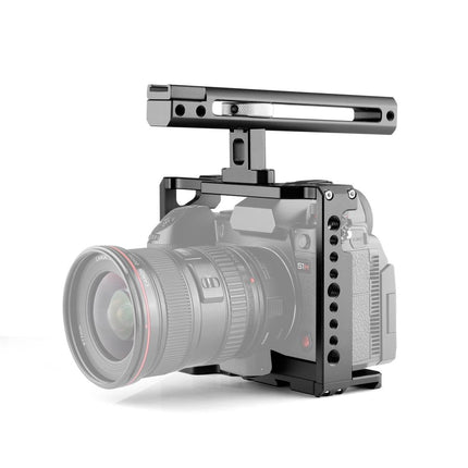 Panasonic Lumix Dc-S1H / Dc-S1 / Dc-S1R Camera Cage Stabilizer With Handle - Black