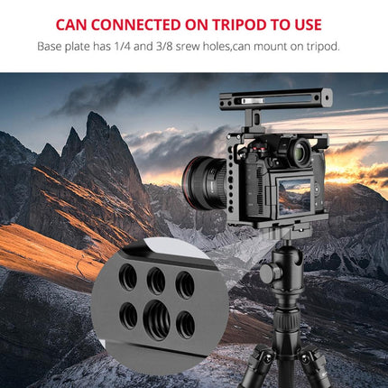 Panasonic Lumix Dc-S1H / Dc-S1 / Dc-S1R Camera Cage Stabilizer With Handle - Black