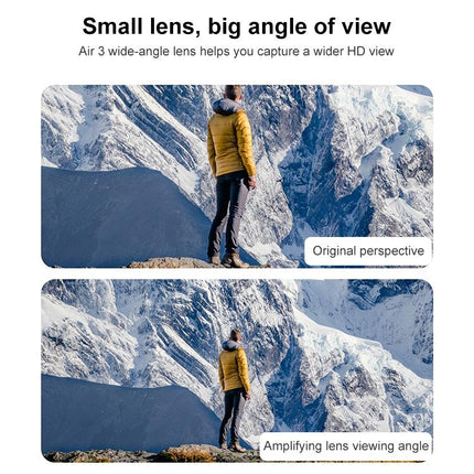 Dji Air 3 With Wide Angle Lens Filter