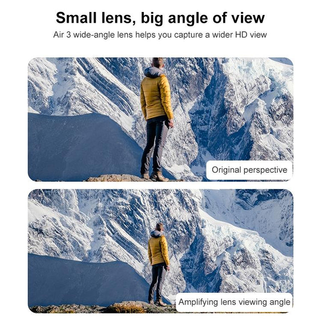 Dji Air 3 With Wide Angle Lens Filter