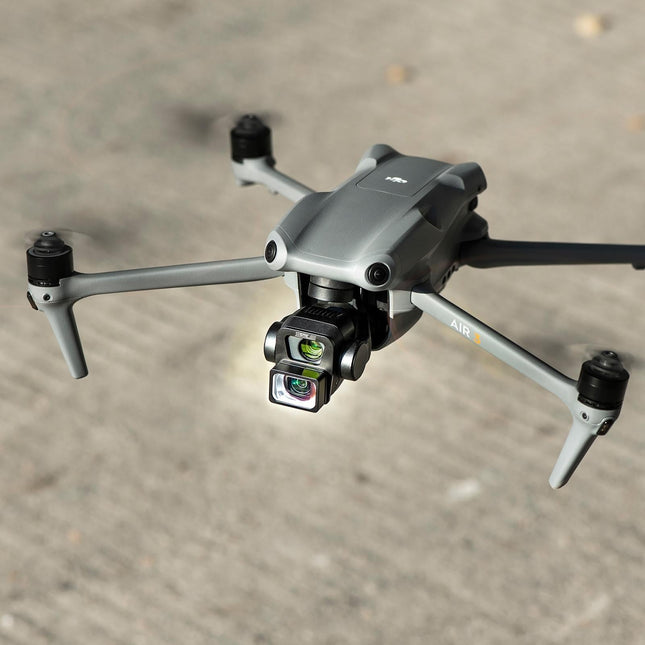 Dji Air 3 With Wide Angle Lens Filter