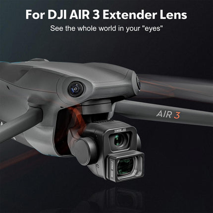 Dji Air 3 With Wide Angle Lens Filter