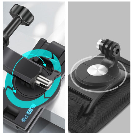 360 Degree Rotating Quick Release Backpack Strap Mount For Gopro Hero 12