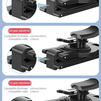 360 Degree Rotating Quick Release Backpack Strap Mount For Gopro Hero 12