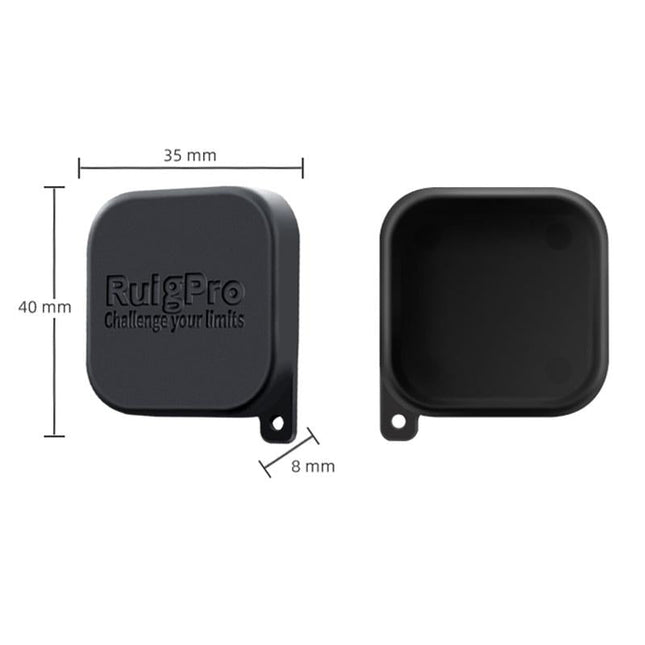 Soft Rubber Camera Lens Protective Cap For Gopro Hero10 / Hero9 - Scratch Resistant