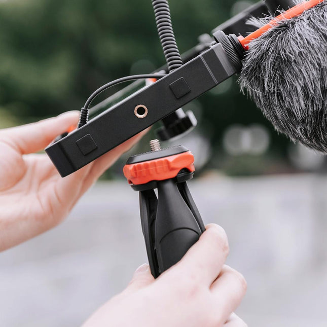 Vlogging Video Rig With Led Light Mic & Tripod