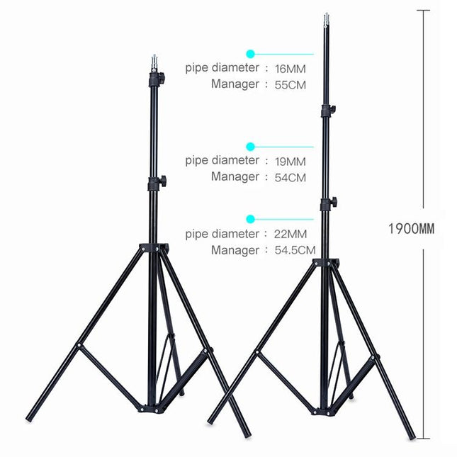 Portable 1.9M Studio Light Tripod - Oubao