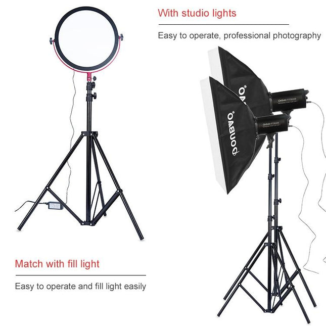 Portable 1.9M Studio Light Tripod - Oubao