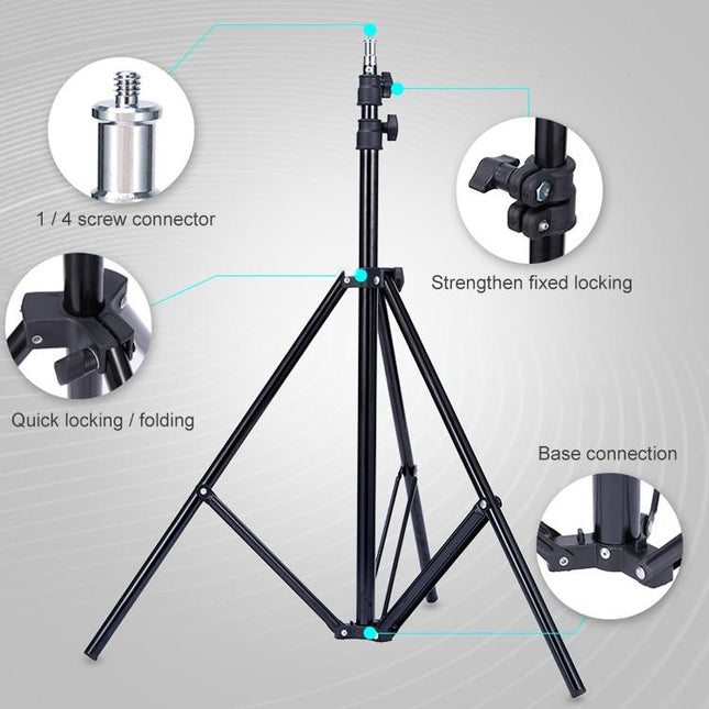 Portable 1.9M Studio Light Tripod - Oubao