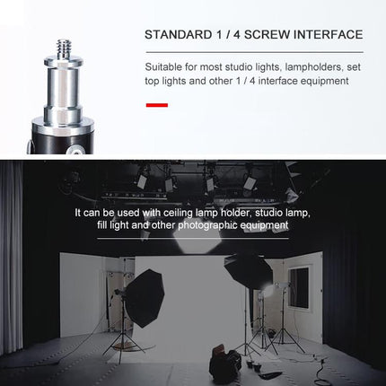 Portable 1.9M Studio Light Tripod - Oubao