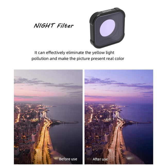 Kb Series Light Pollution Filter For Gopro Hero10 / 9