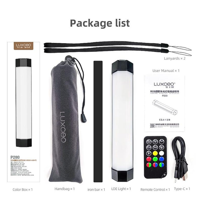 Adjustable Rgb Led Video Light With Remote Control