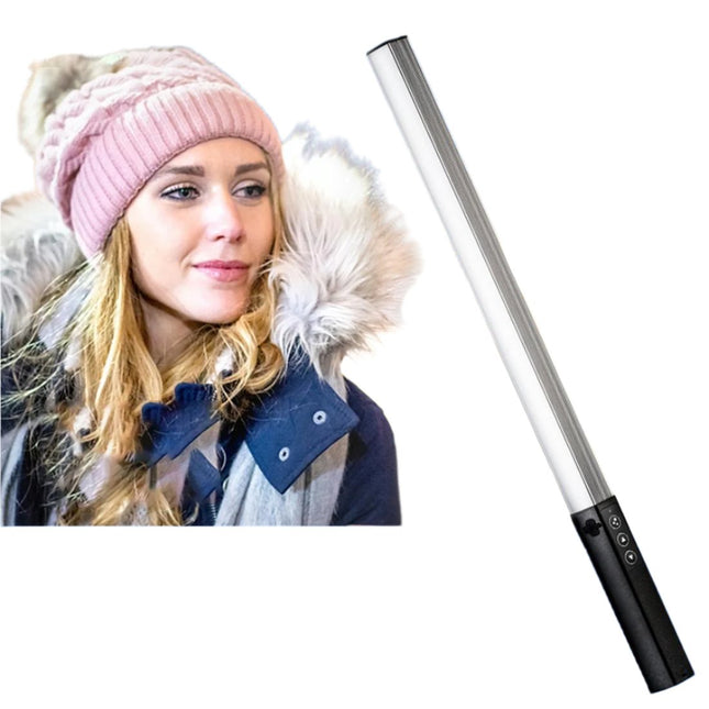 Handheld Led Fill Light For Video 1000Lm Dual Colour Black