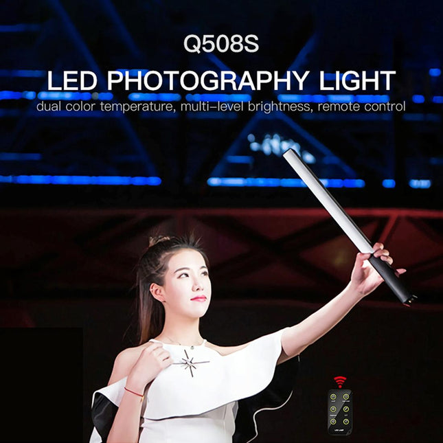 Handheld Led Fill Light For Video 1000Lm Dual Colour Black